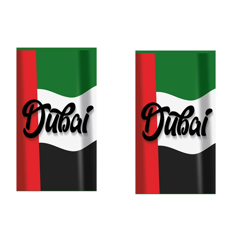 برچسب پلاک خودرو رایسان طرح دوبی کد BP0021 مجموعه2 عددی