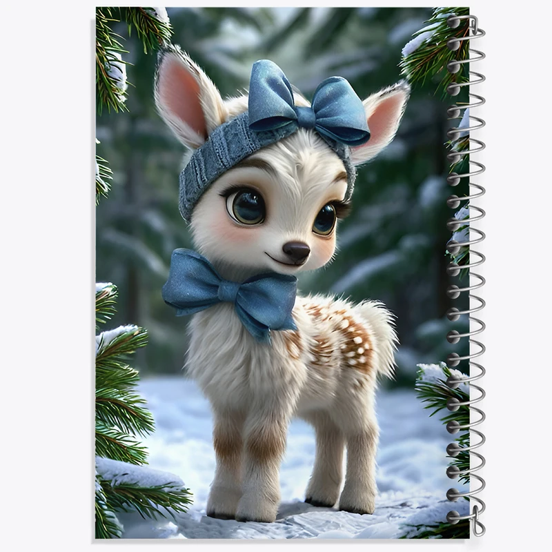 دفتر لیست خرید 50 برگ خندالو طرح آهوی کیوت کد F7222