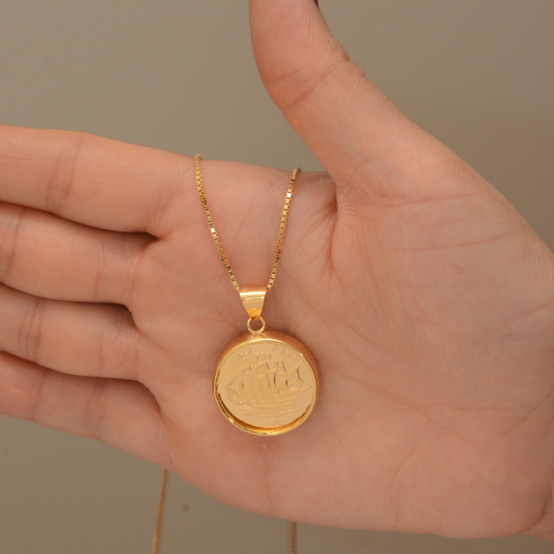 آویز گردنبند طلا 18 عیار زنانه طلای مستجابی مدل سکه کد 1 آویز گردنبند طلا 18 عیار زنانه طلای مستجابی مدل سکه کد 1