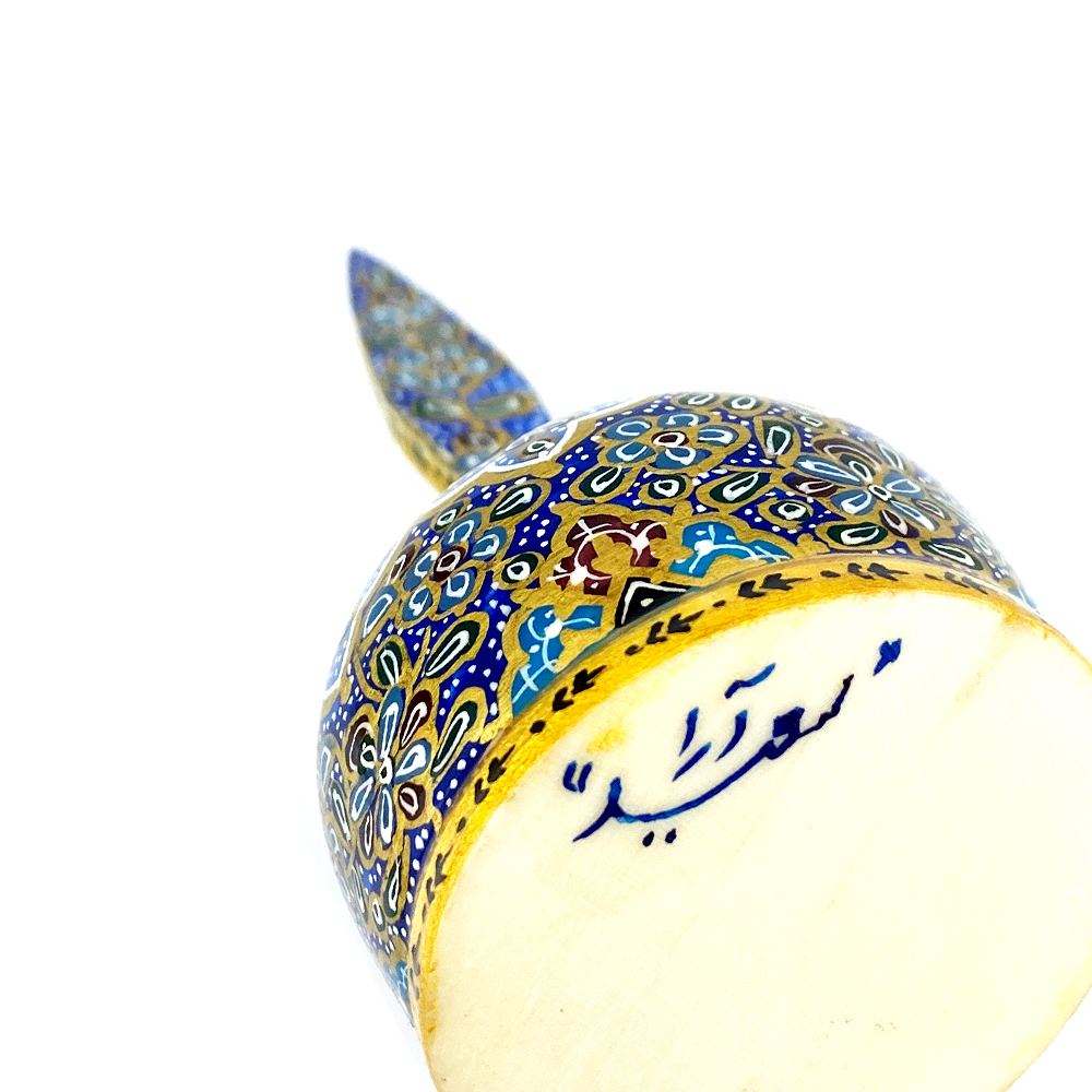  سرمه دان استخوانی سعید آرا طرح تذهیب مدل بچکول کد 64
