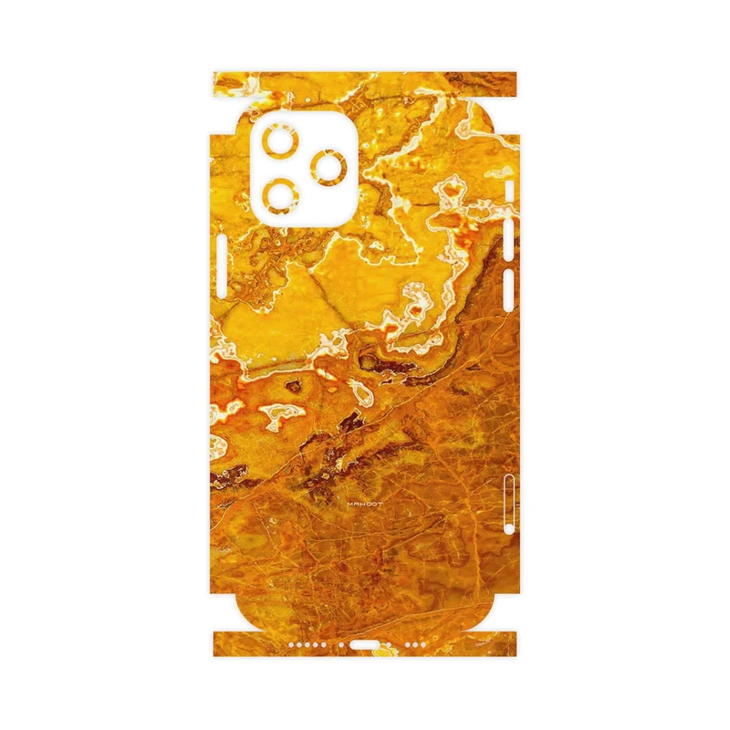 برچسب پوششی ماهوت مدل Gold Marble-FullSkin مناسب برای گوشی موبایل اپل iPhone 12 Pro