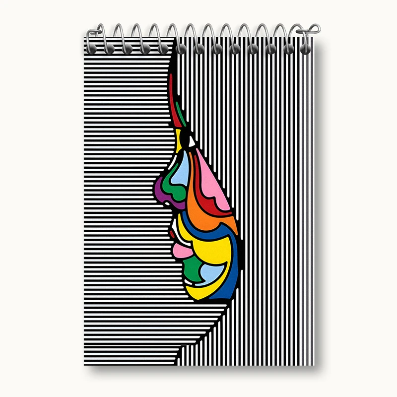 دفتر یادداشت 50 برگ خندالو طرح پرتره کد N4720