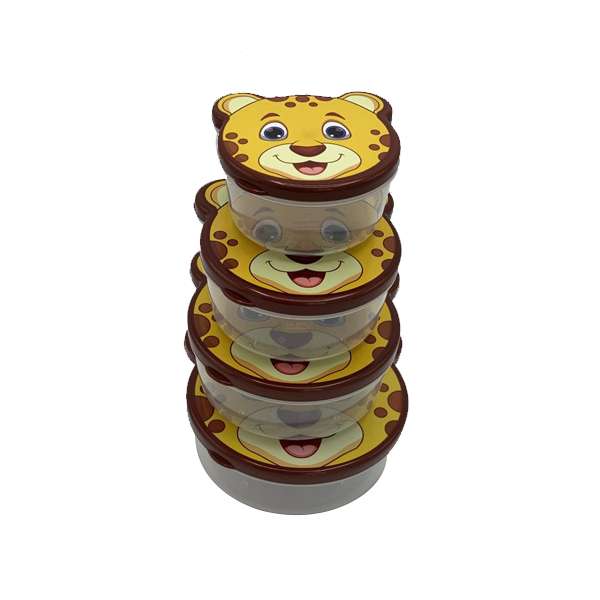 ظرف نگهدارنده هوبی لایف مدل 020980 بسته 4 عددی