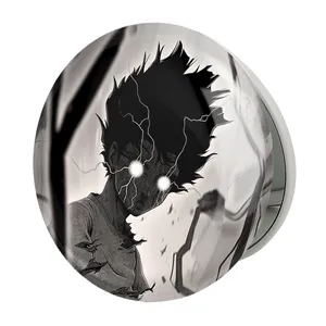 آینه جیبی خندالو طرح ریتسو انیمه موب سایکو Mob Psycho 100 مدل تاشو کد 24457 
