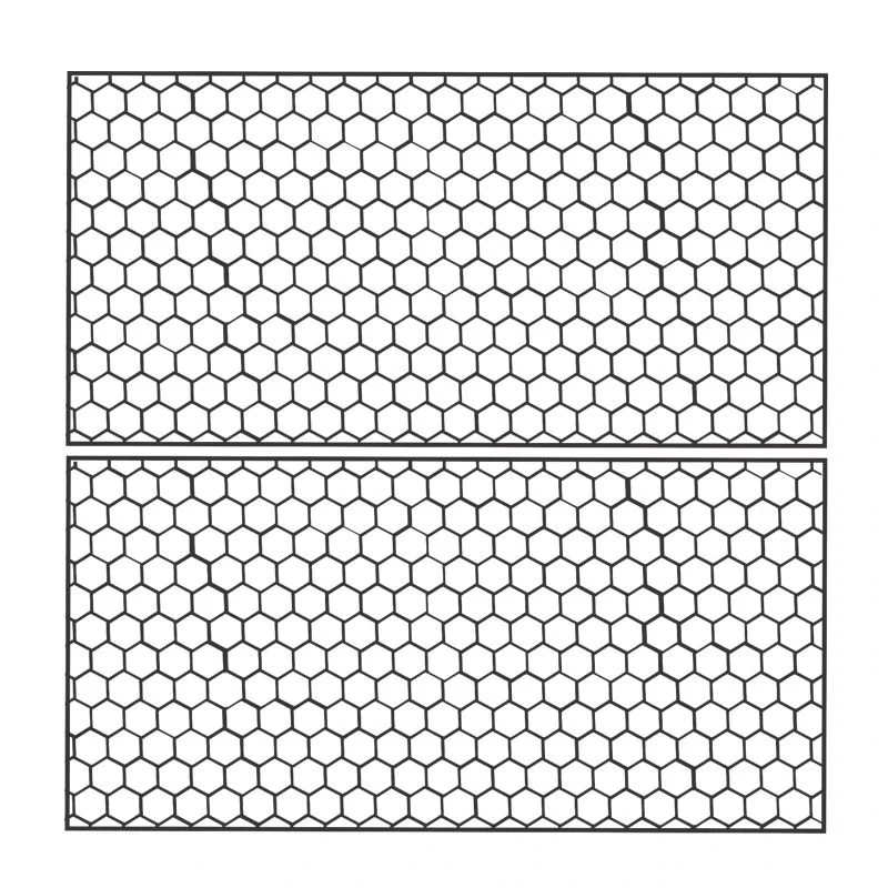 برچسب چراغ خودرو رادیانس طرح لانه زنبوری کد J86 بسته 2 عددی