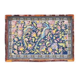 سینی چوبی مدل طاووس کد 8009