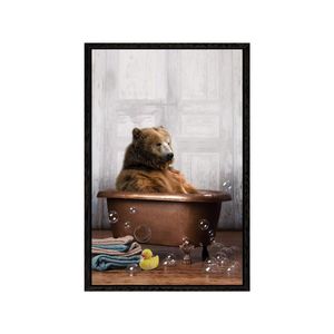 تابلو  مدل دکوراتیو حمام خرس