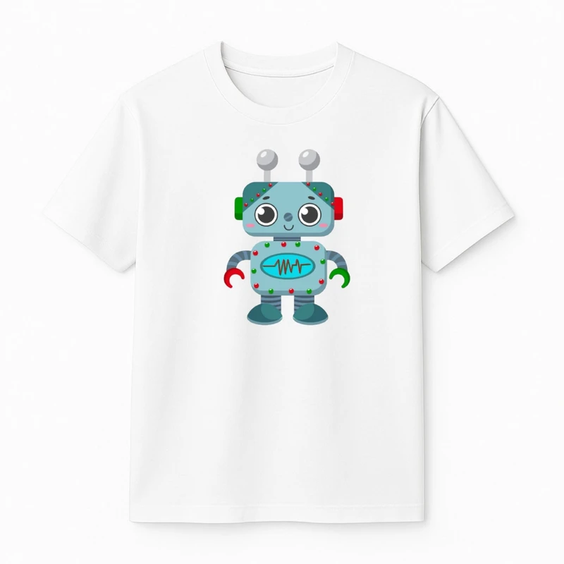 تی‌شرت آستین کوتاه پسرانه مدل رباتیک کد 03 