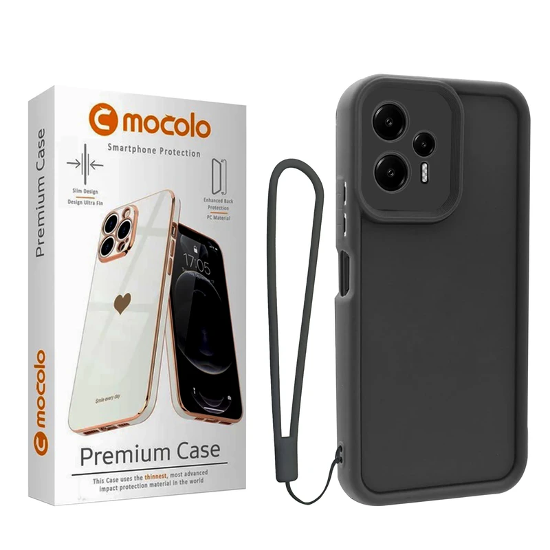 کاور موکولو مدل Silicone Puffer Strap مناسب برای گوشی موبایل شیائومی Poco F5/ Redmi Note 12 Turbo به همراه بند