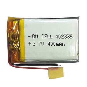 باتری لیتیومی دی ام سل مدل DM-402335 ظرفیت 400 میلی آمپر ساعت