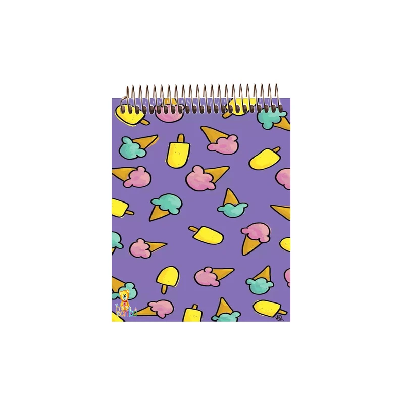 دفتر نقاشی 50 برگ بانیبو مدل بستنی کد 968