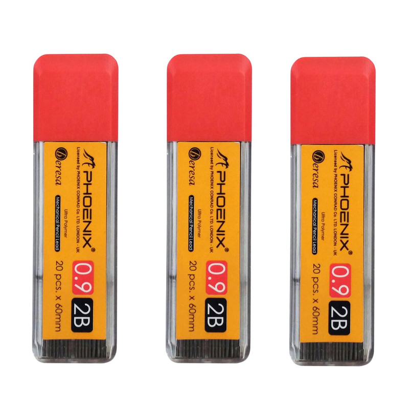 نوک مداد نوکی 0.9 میلی متری فونیکس کد 01 بسته 3 عددی نوک مداد نوکی 0.9 میلی متری فونیکس کد 01 بسته 3 عددی