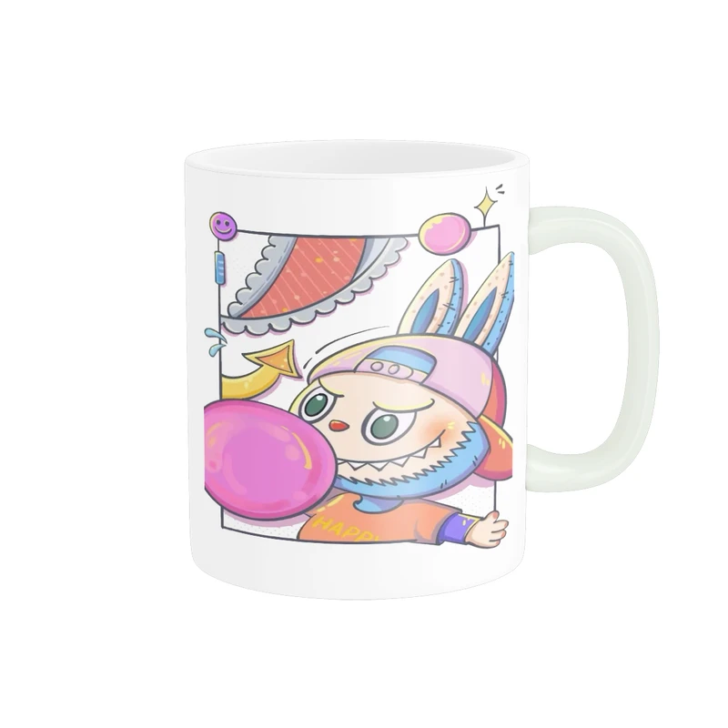 ماگ پاد آفرین مدل فانتزی طرح عروسک لبوبو Labubu ترند کد p10912