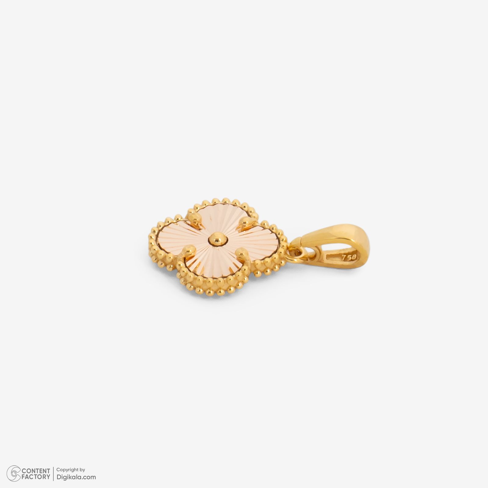 آویز گردنبند طلا 18 عیار زنانه گلدم طرح ونکلیف کد PE147007 -  - 3