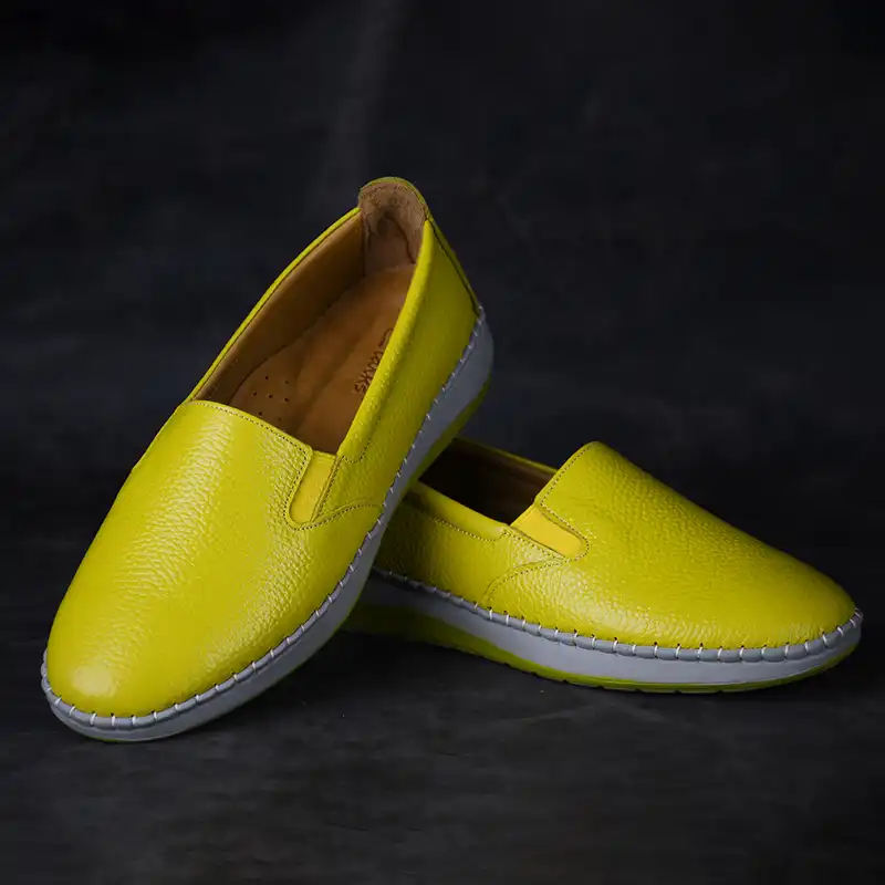 کفش طبی زنانه مدل آنیس تمام چرم کد 64