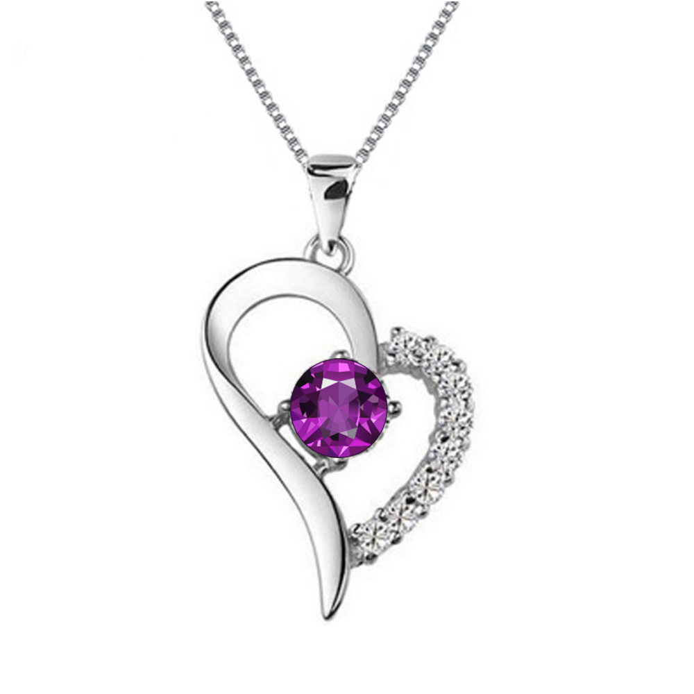 گردنبند نقره زنانه ماربلین مدل دلدار