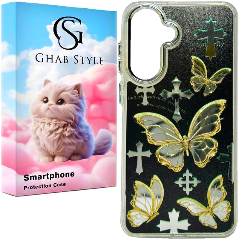 کاور قاب استایل مدل پروانه ای مناسب برای گوشی موبایل سامسونگ Galaxy A36 /A56 