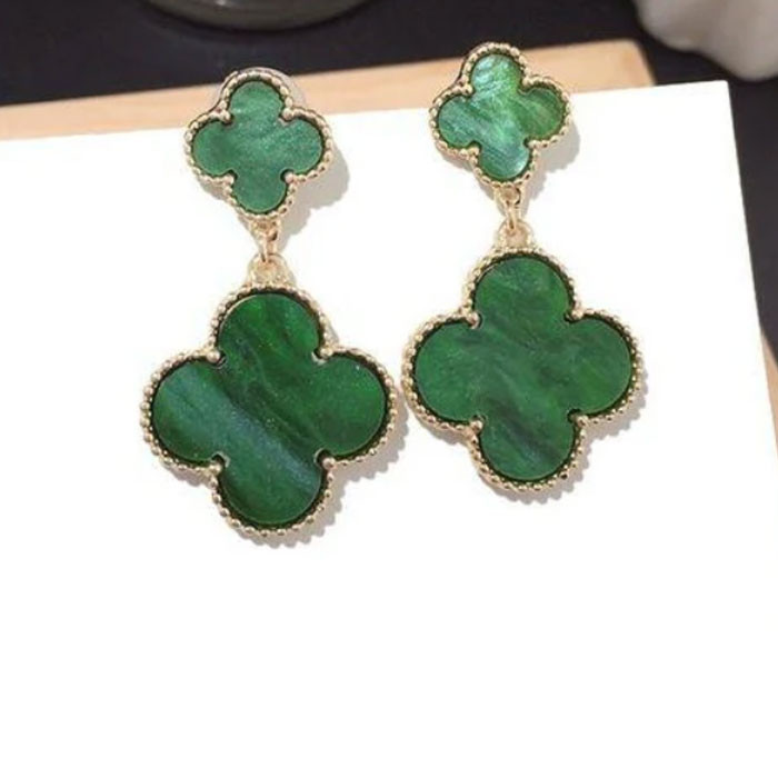 گوشواره آویزی زنانه مدل ونکلیف کد s145