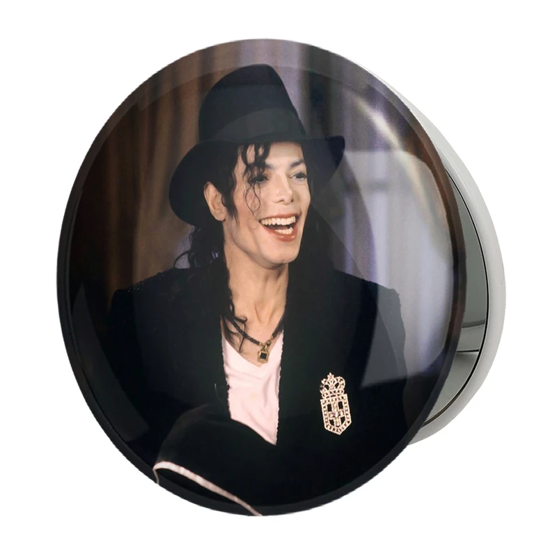 آینه جیبی خندالو طرح مایکل جکسون Michael Jackson مدل تاشو کد 19231 