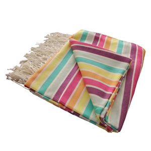 نقد و بررسی حوله استخری مدل رنگین کمان سایز 103× 180 سانتیمتر توسط خریداران