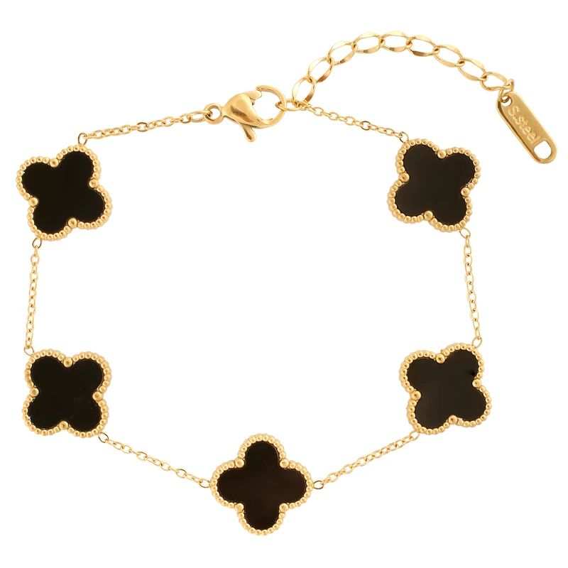 دستبند زنانه مدل گل کد B3499