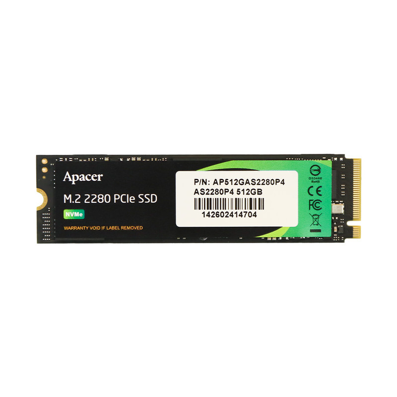 اس اس دی اینترنال PCIe Gen3 x4 اپیسر مدل AS2280P4 ظرفیت 512 گیگابایت