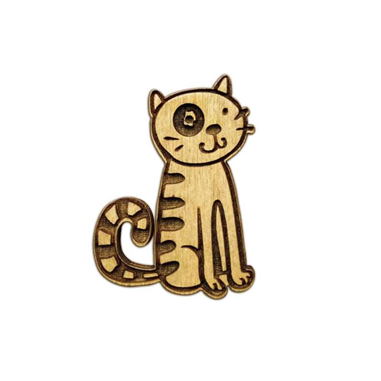 سنجاق سینه زنانه ماهوت طرح گربه کد C-02 سنجاق سینه زنانه ماهوت طرح گربه کد C-02