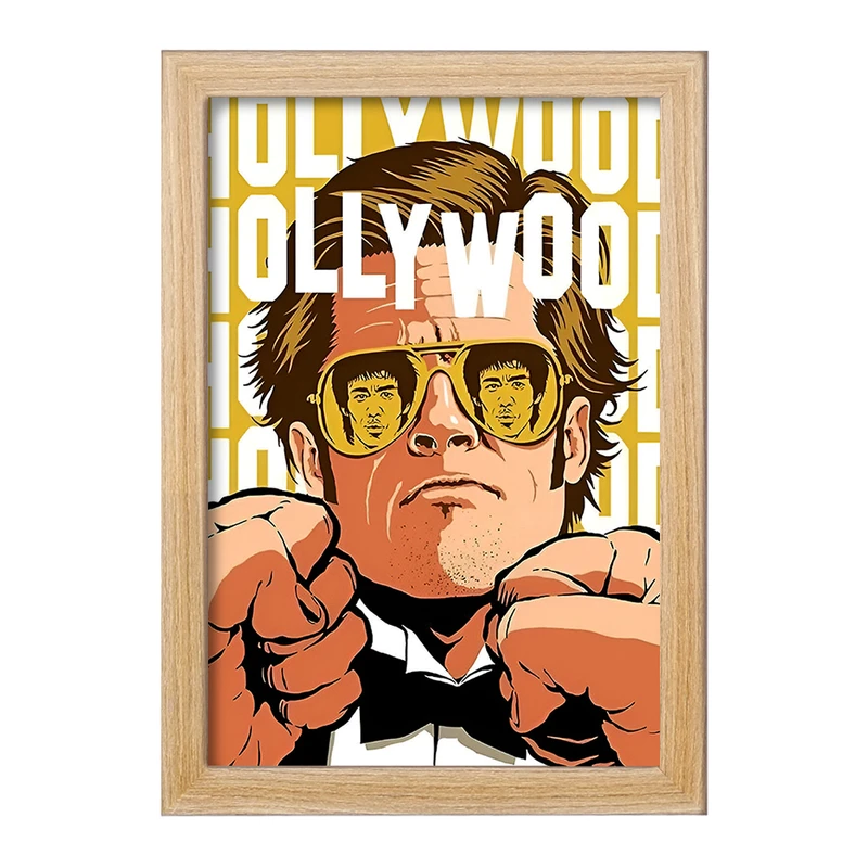 تابلو خندالو مدل روزی روزگاری در هالیوود کد F10359