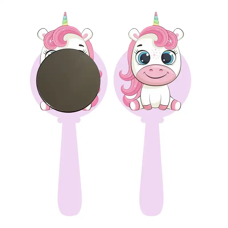 آینه آرایشی مدل تک شاخ یونیکورن کد 10