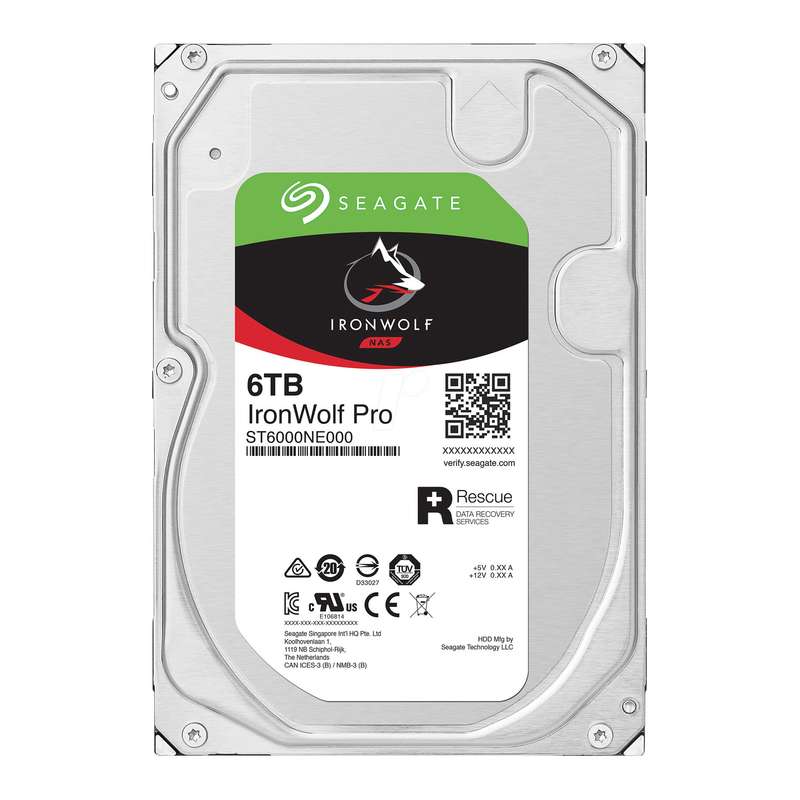 هارد دیسک اینترنال سیگیت مدل IronWolf Pro ST6000NE000 ظرفیت 6 ترابایت هارد دیسک اینترنال سیگیت مدل IronWolf Pro ST6000NE000 ظرفیت 6 ترابایت