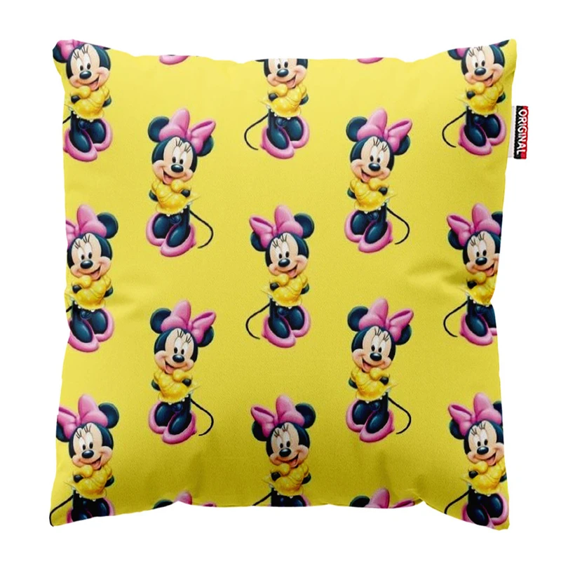 کوسن پاد آفرین طرح کارتونی میکی موس کد 5098 سایز 30*30 سانتی متر 