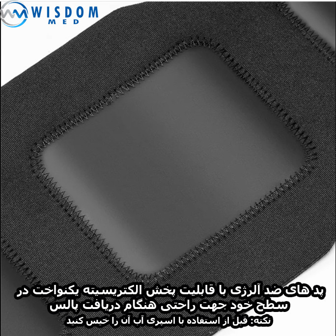 دستگاه ماساژور شکم و بدنسازی ویزدام مد مدل Professional EMS مجموعه 5 عددی