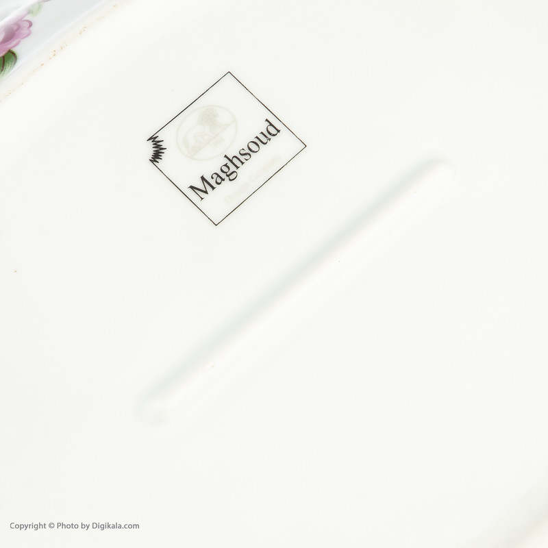 آجیل خوری لمونژ مدل بیضی توری گل