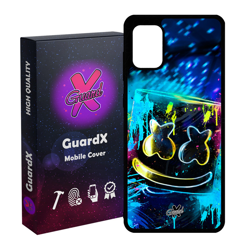 کاور گارد ایکس طرح Marshmello مدل Glass10104 مناسب برای گوشی موبایل سامسونگ Galaxy A31