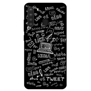 Megafone Social Media 1898 Cover For Samsung Galaxy A21