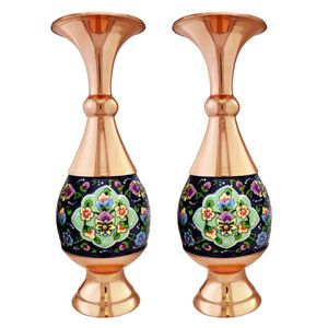 گلدان مسی مدل پرداز کد JR-pg20 بسته 2 عددی