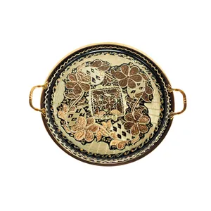سینی مسی مدل الماس تراش کد 10