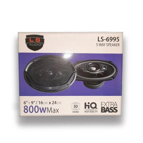 اسپیکر پشت خودرو ال اس آديو مدل LS-6995 سايز 9*6 اینچ بسته 2 عددی