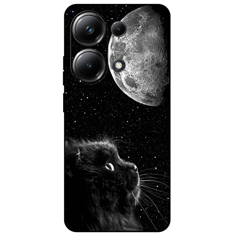 کاور مگافون طرح گربه مدل 1882 مناسب برای گوشی موبایل شیائومی Redmi Note 13 Pro 4G