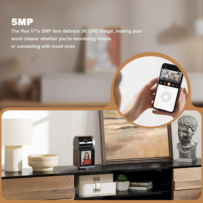 دوربین مداربسته هوشمند آیمو مدل Rex VT 5MP