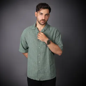 پیراهن آستین کوتاه مردانه مدل گلچین1483