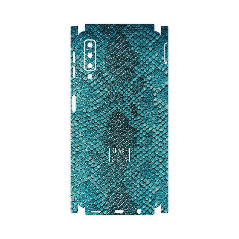 برچسب پوششی ماهوت مدل Blue Snake Skin-FullSkin مناسب برای گوشی موبایل سامسونگ Galaxy A7 2018