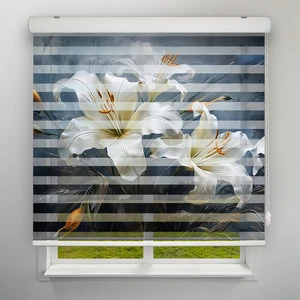 پرده زبرا مدل TD-129 سایز 300x300 سانتی متر