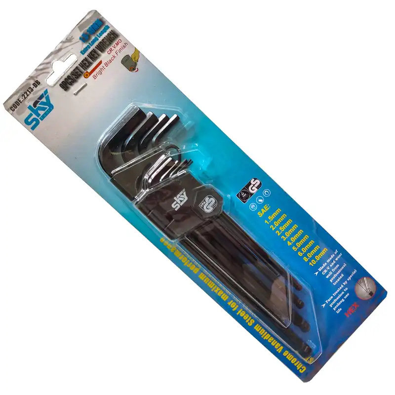 آچار الن اسکای مدل ZTRS 150 مجموعه 9 عددی