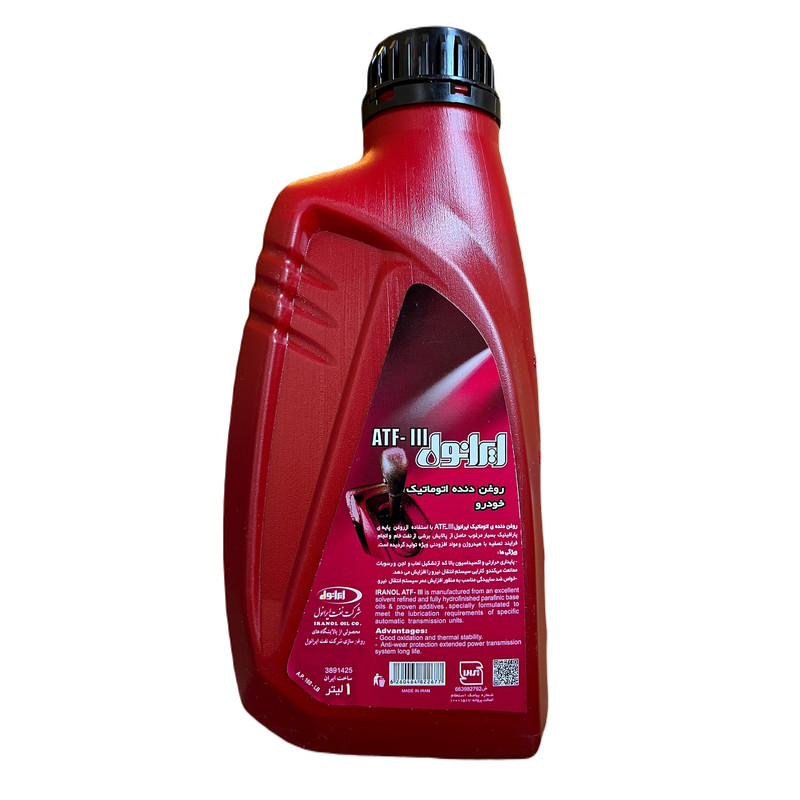 قیمت و خرید روغن هیدرولیک خودرو ایرانول مدل سه خط DEXRON IIIG ATF III ...