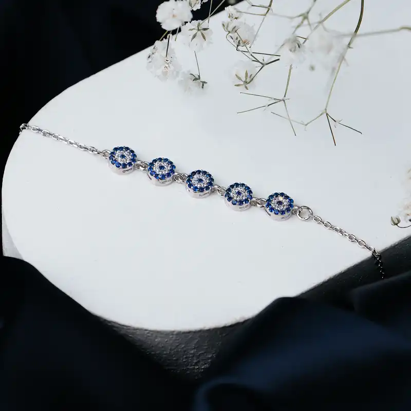 دستبند نقره زنانه جی تی ای مدل جی نایس 33