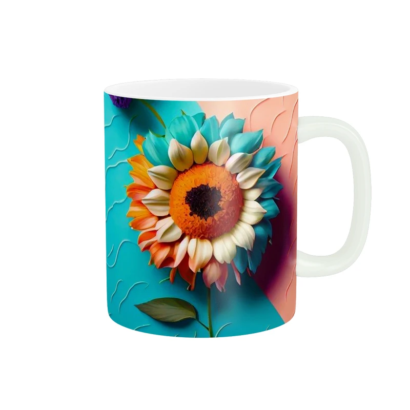  ماگ پاد آفرین طرح گل کد 1419