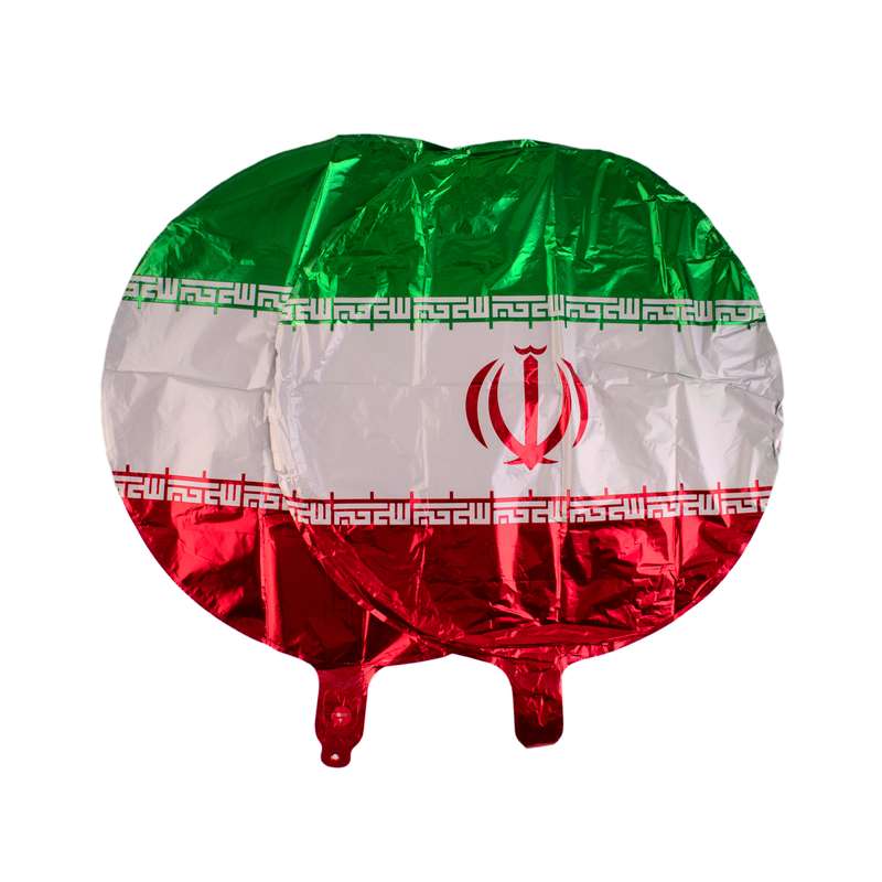 بادکنک طرح پرچم ایران - کد 013 مجموعه 2 عددی