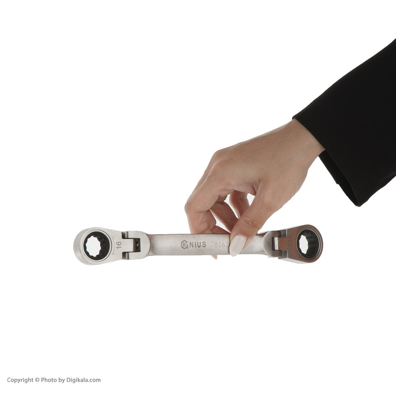 آچار جغجغه ای جنیوس تولز مدل 7806m مجموعه 6 عددی