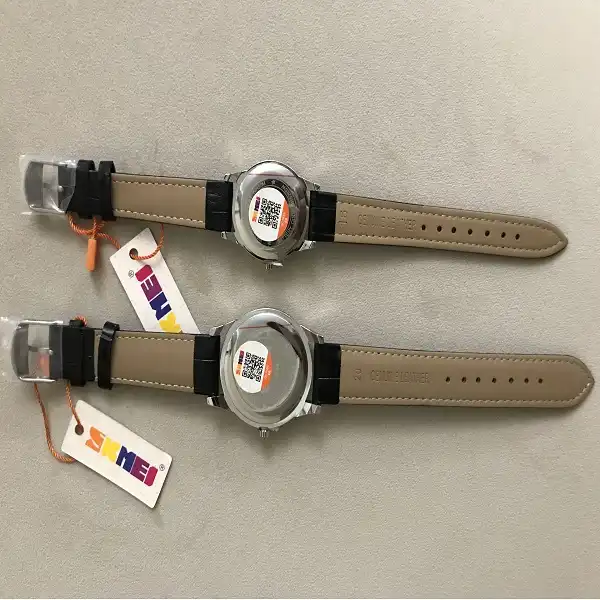 ست ساعت مچی عقربه ای زنانه و مردانه اسکمی مدل 9058BS